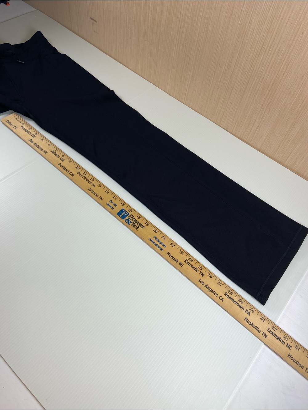 32 Degrees Cool Ribbed Black Performance Wide Leg Pants M - Picture 6 of 6